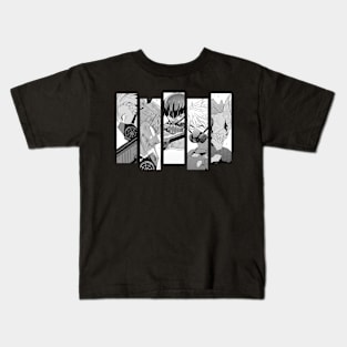 The all heroes of kaiju no 8 Kids T-Shirt